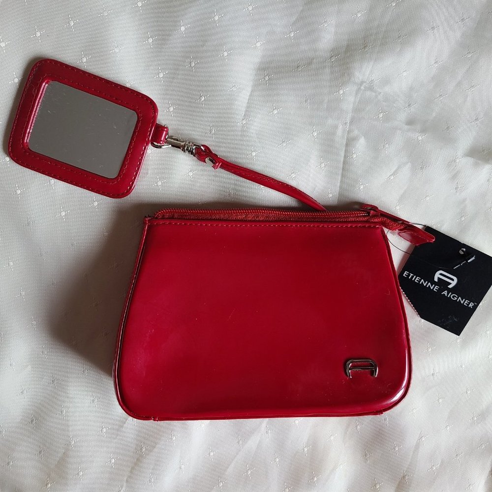 NEW WITH TAG "ETIENNE AIGNER" COSMETIC BAG